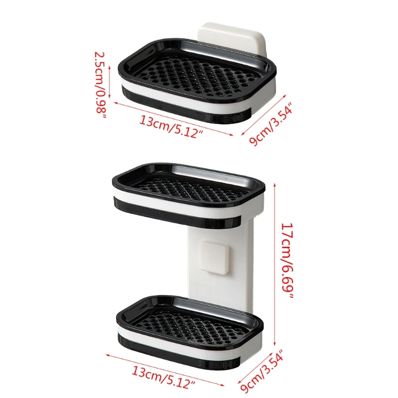 Easy Cleaning Soap Dish Plastic Bar Moisture-proof Soap Holder Shelf for Shower Bathroom ,Self-draining Plastic Dishes for Kitch
Easy Cleaning Soap Dish Plastic Bar Moisture-proof Soap Holder Shelf for Shower Bathroom ,Self-draining Plastic Dishes for Kitch