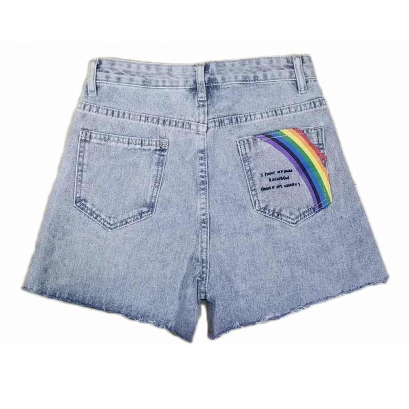 Frayed Hem Print Embroidered Summer Ripped Hole Short Jeans Denim Shorts for Women S M L XL 2XL
Frayed Hem Print Embroidered Summer Ripped Hole Short Jeans Denim Shorts for Women S M L XL 2XL