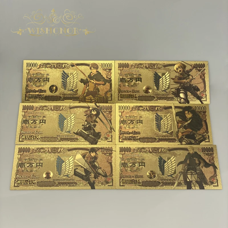 Multiple Styles High Quality Japan Anime Cards And Coins Anime Banknote Sets in 24k Plated Gold For Gifts 
Multiple Styles High Quality Japan Anime Cards And Coins Anime Banknote Sets in 24k Plated Gold For Gifts
