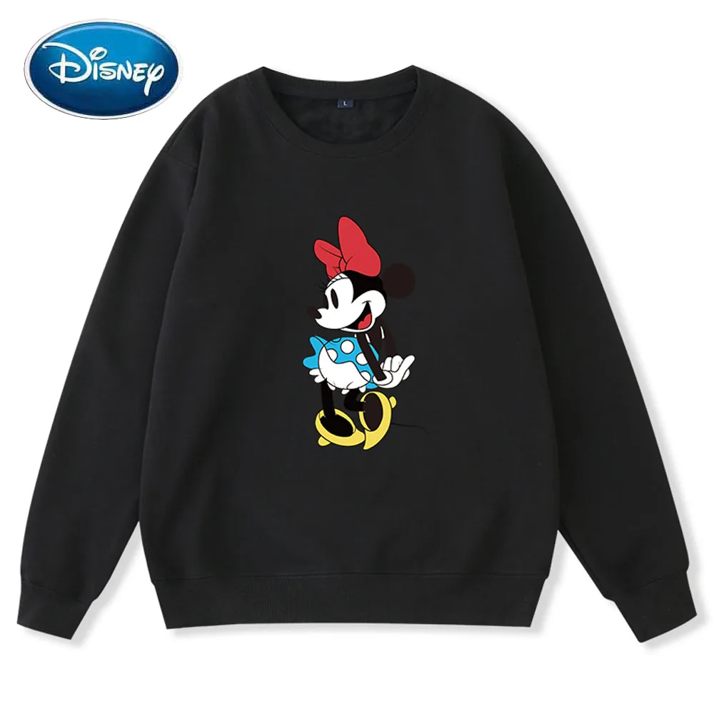 Disney Chic Fashion Minnie Mouse Cartoon Print Unisex Streetwear Women Couples Sweatshirt Long Sleeve O-Neck Tops 9 Color Female 
Disney Chic Fashion Minnie Mouse Cartoon Print Unisex Streetwear Women Couples Sweatshirt Long Sleeve O-Neck Tops 9 Color Female