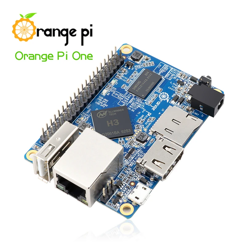 Orange Pi One + прозрачный чехол из АБС-пластика кабель питания Поддержка Android Ubuntu набор