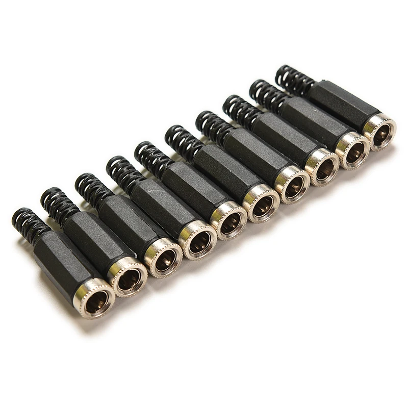10 pcs black 2.1mm x 5.5mm Female DC Power Plug Socket Jack Adapter Connector Converter for RF COAXIAL CCTV
10 pcs black 2.1mm x 5.5mm Female DC Power Plug Socket Jack Adapter Connector Converter for RF COAXIAL CCTV