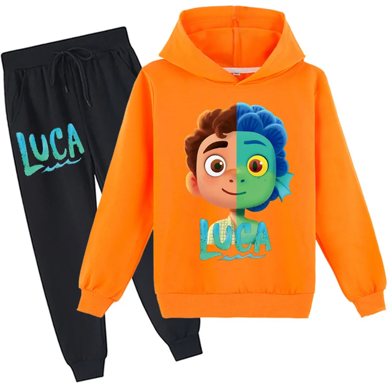 Kids Boy Hooded Sweater Tops+jogging Pants 2pcs Set New Movie LucaTracksuit Baby Boy Hoodie Outfits Girl Spring & Autumn Clothes
Kids Boy Hooded Sweater Tops+jogging Pants 2pcs Set New Movie LucaTracksuit Baby Boy Hoodie Outfits Girl Spring & Autumn Clothes