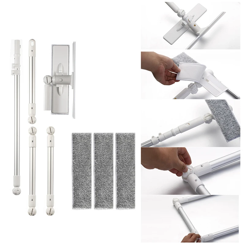 Window Cleaner Glass Cleaning Brush Tool with 180 Squeegee Head Extension Pole Microfiber Cloth For Indoor And Outdoor Windows
Window Cleaner Glass Cleaning Brush Tool with 180 Squeegee Head Extension Pole Microfiber Cloth For Indoor And Outdoor Windows