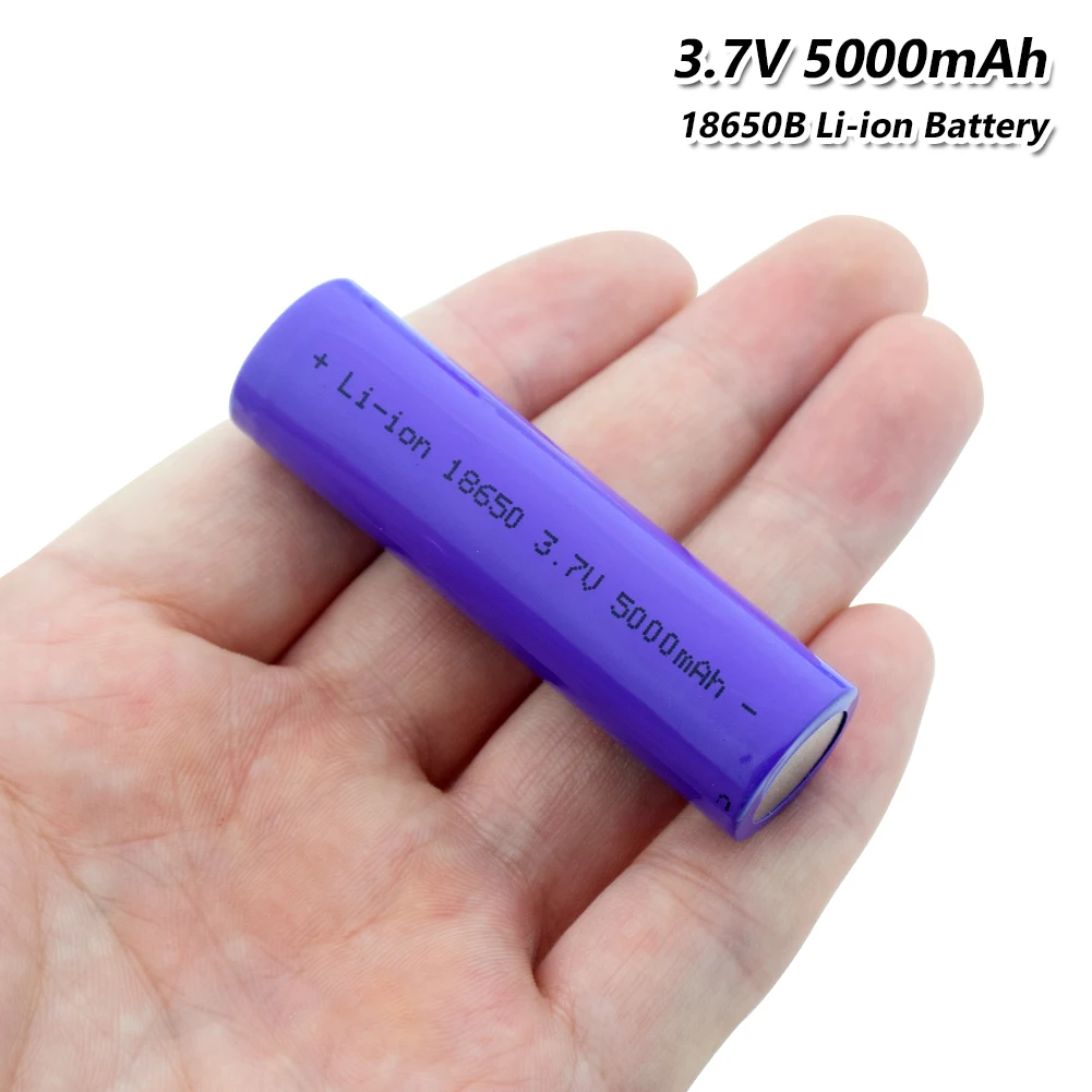 4PCS 18650 Li-ium Battery 5000mah 3.7v Rechargeable Lithium Battery Pilas Recargables For Flashlight Headlamp
4PCS 18650 Li-ium Battery 5000mah 3.7v Rechargeable Lithium Battery Pilas Recargables For Flashlight Headlamp