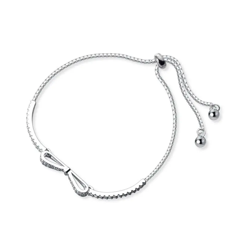 S925 Silver Bracelet Bow Korean Shiny Crystal White Gold Adjustable Bracelet Ladies All-Match Jewelry Gift Free Shipping
S925 Silver Bracelet Bow Korean Shiny Crystal White Gold Adjustable Bracelet Ladies All-Match Jewelry Gift Free Shipping