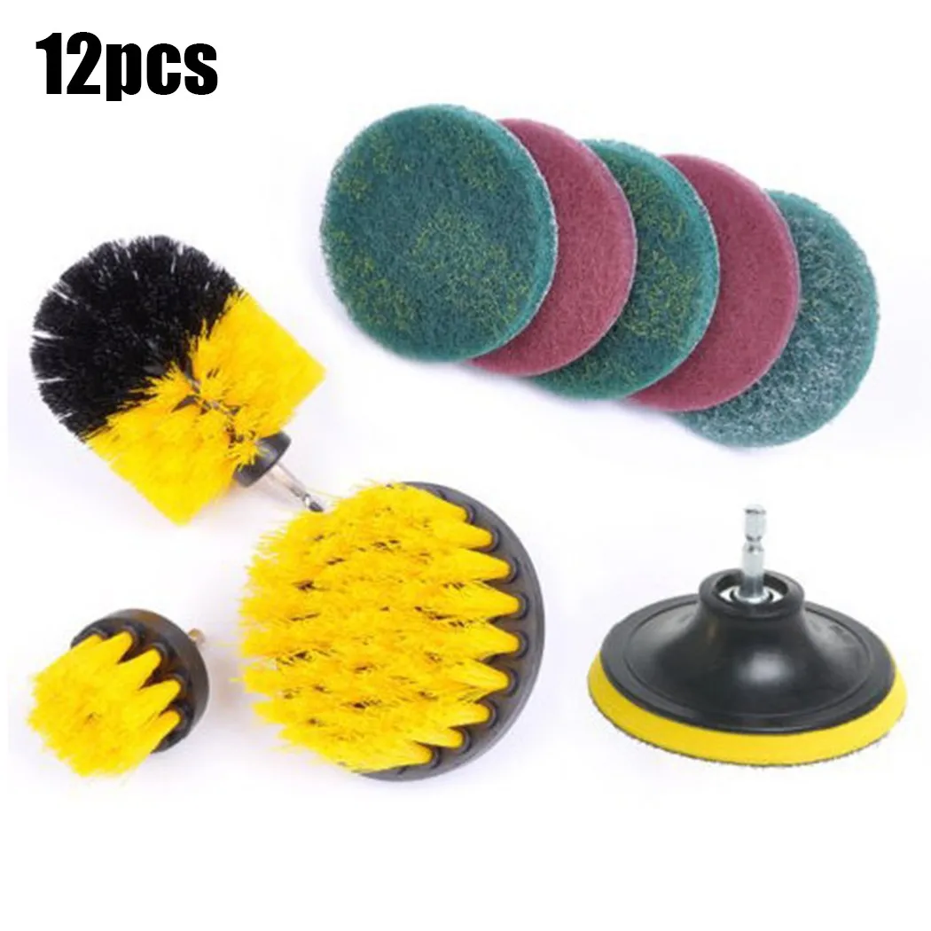 12Pcs Electric Drill Brush Set Power Scrubber Cleaning Scrub Cleaner Attachment For Dust Remover Cleaner Tool Wash Polishing
12Pcs Electric Drill Brush Set Power Scrubber Cleaning Scrub Cleaner Attachment For Dust Remover Cleaner Tool Wash Polishing
