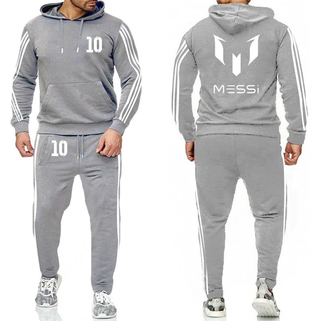New 2020 Tracksuit Fashion for messi 10 Men Hoodie Casual Sportswear Two Piece Sets cotton hoodie Pants Sporting Suit Male
New 2020 Tracksuit Fashion for messi 10 Men Hoodie Casual Sportswear Two Piece Sets cotton hoodie Pants Sporting Suit Male