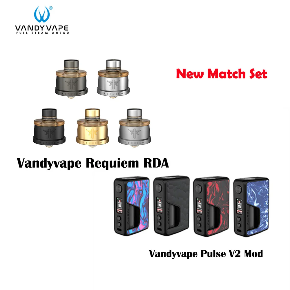 Оригинальный мод Vandy Vape Pulse V2 с требоem RDA электронная сигарета двойной батареей 21700