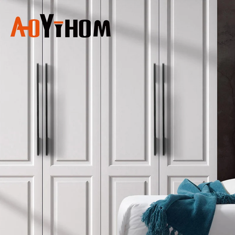 Классический черный кухонный шкаф AOYIHOM, ручка для хранения в гостиной, Золотая длинная ручка для мебели и рукоятка дверь гардероба в спальне
Классический черный кухонный шкаф AOYIHOM, ручка для хранения в гостиной, Золотая длинная ручка для мебели и рукоятка дверь гардероба в спальне