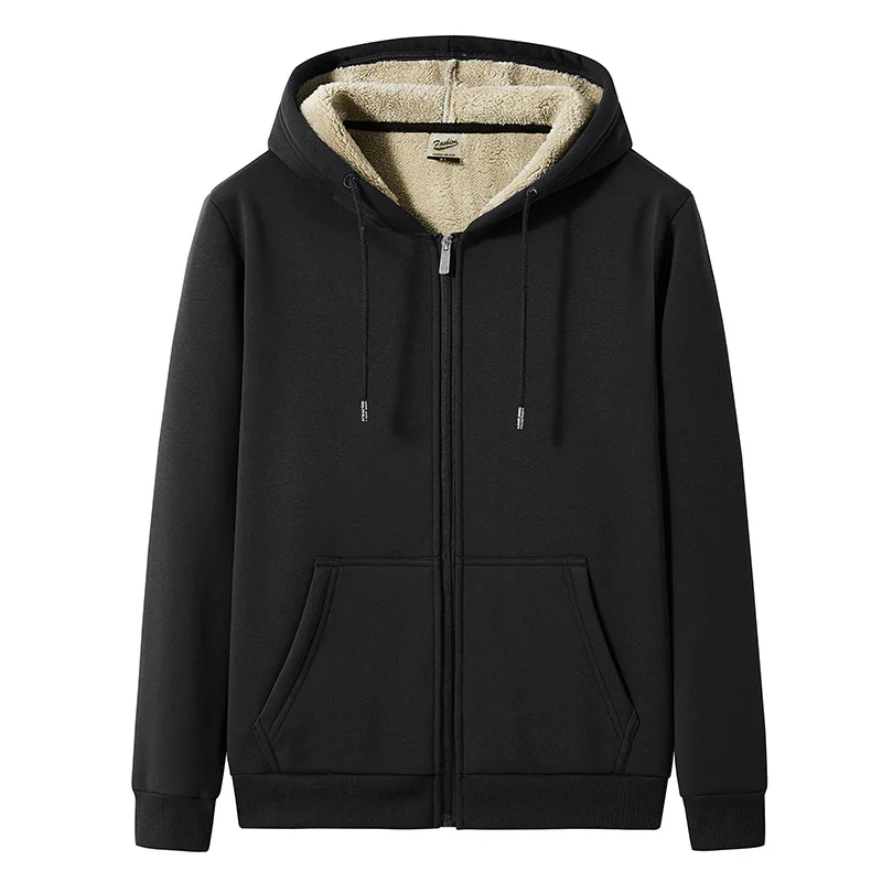 2021 Winter Warm Lamb Cashmere Sweater Men's Plush Thickened Cardigan Hooded Jacket Fleece Jacket Loose Large Youth Men's Wear
2021 Winter Warm Lamb Cashmere Sweater Men's Plush Thickened Cardigan Hooded Jacket Fleece Jacket Loose Large Youth Men's Wear