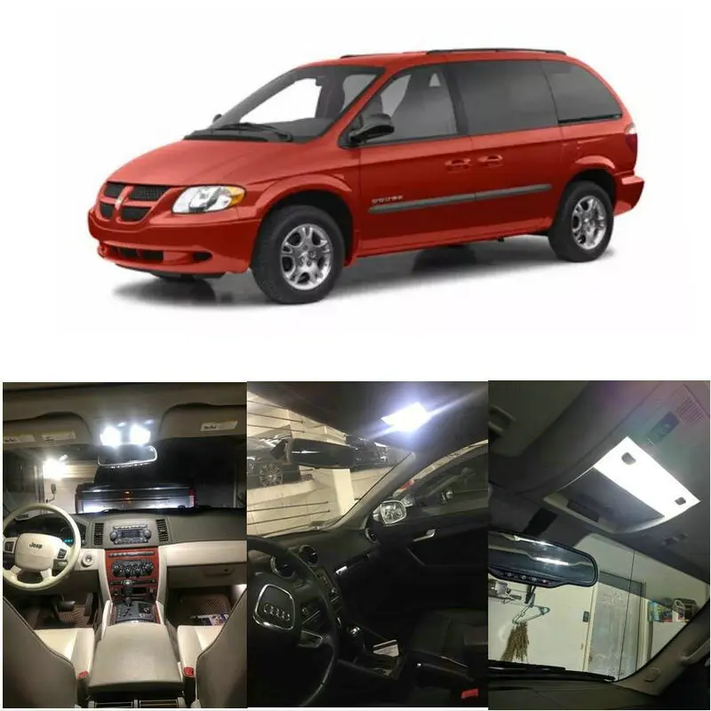 Внутренние светодиодные лампы для 2001 Dodge Caravan Grand Neon Dakota Durango Intrepid Ram Pickup Wagon Stratus Dome