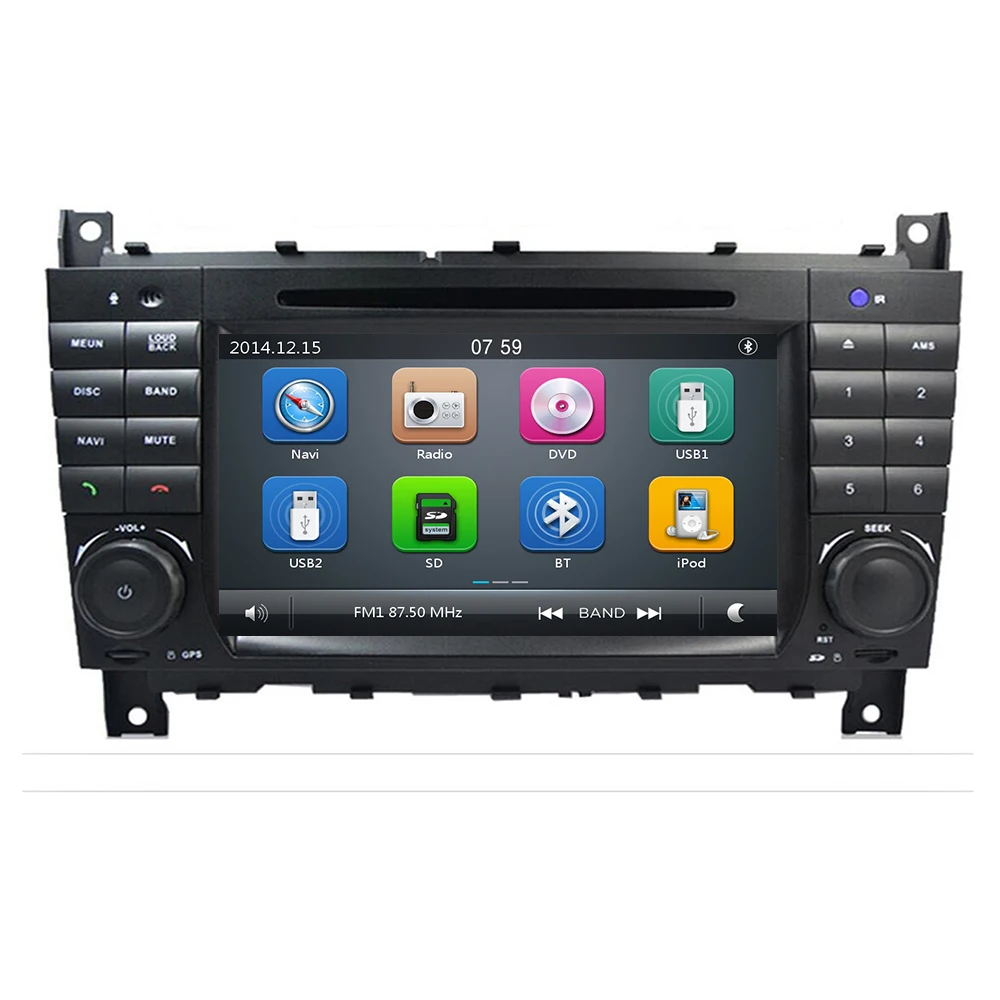 Автомобильный радиоплеер GPS navi для Mercedes Benz C Class W203 2004 2007/CLC 2008 2010/CLK W209 2005 2011