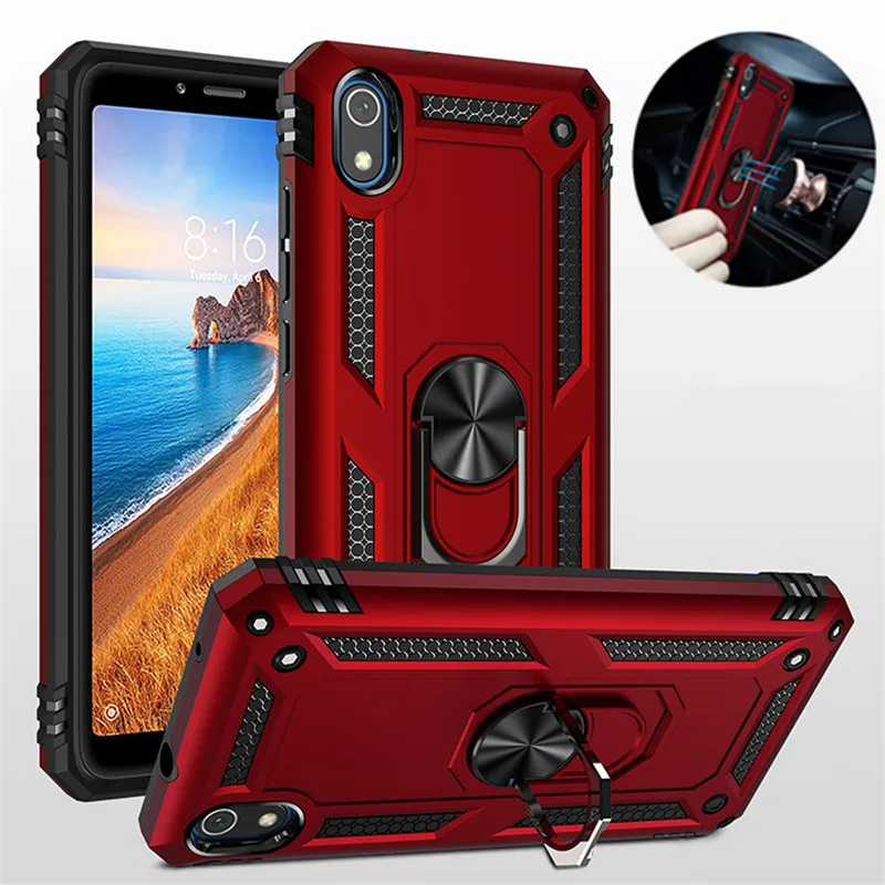 For Xiaomi Redmi 7A Case Luxury Armor Magentic Silicone Phone Case for Xiaomi Redmi 7 Pro 7 A Silicone Car Holder Ring Case
For Xiaomi Redmi 7A Case Luxury Armor Magentic Silicone Phone Case for Xiaomi Redmi 7 Pro 7 A Silicone Car Holder Ring Case