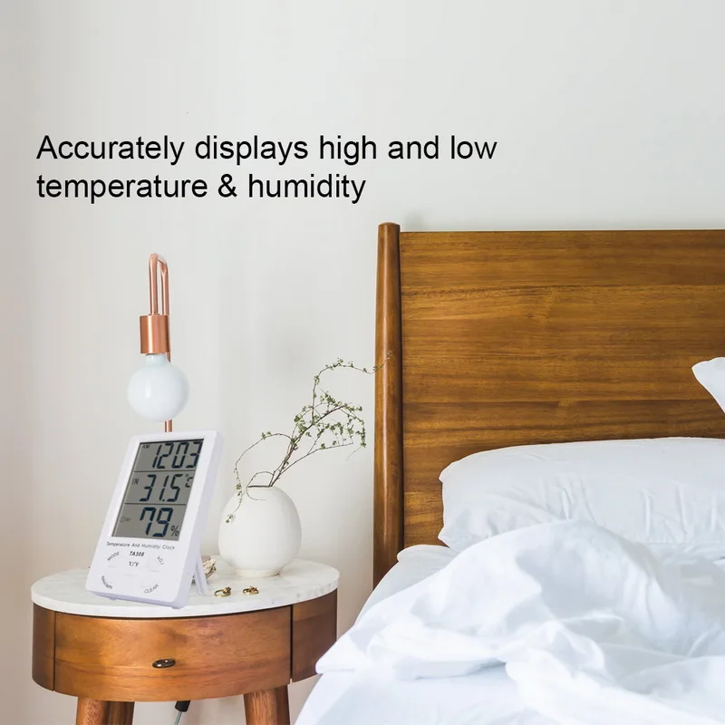 Multifuction Digital Hygrometer Temperature Humidity Mini Monitor Sensor Meter LCD Electronic Indoor Outdoor Home Room Guage
Multifuction Digital Hygrometer Temperature Humidity Mini Monitor Sensor Meter LCD Electronic Indoor Outdoor Home Room Guage