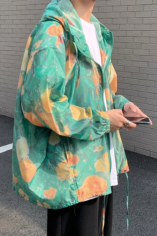 Summer Thin Section Sun Protection Clothing Male Skin Clothing Korean Loose Jacket Loose Leisure Breathable Hoodie Coat
Summer Thin Section Sun Protection Clothing Male Skin Clothing Korean Loose Jacket Loose Leisure Breathable Hoodie Coat