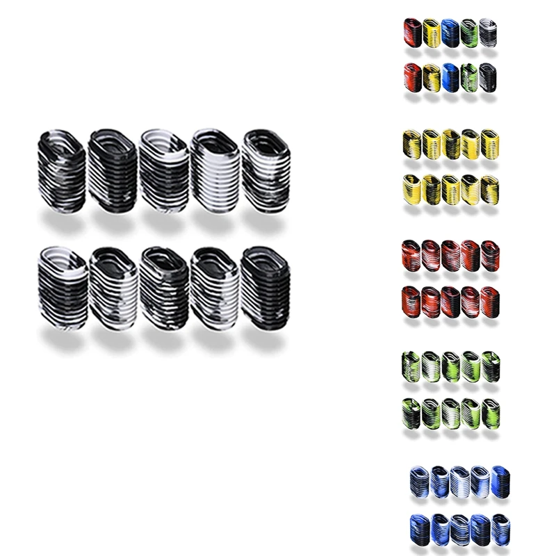 10Pcs Rubber Fishing Reel Handle Grip Cover Non-Slip Baitcaster Knob Sleeve 5 Pairs in Pack for Casting
10Pcs Rubber Fishing Reel Handle Grip Cover Non-Slip Baitcaster Knob Sleeve 5 Pairs in Pack for Casting