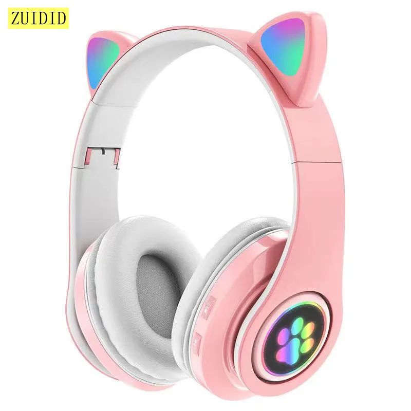 Smart Cat Ear Wireless Headphone Bluetooth 5.0 Earphone Bass Noise Cancelling Adults Kids Girl Headset Support TF Card Casco Mic
Smart Cat Ear Wireless Headphone Bluetooth 5.0 Earphone Bass Noise Cancelling Adults Kids Girl Headset Support TF Card Casco Mic