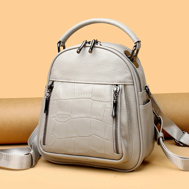 New Designer Fashion Women Soft Genuine Leather Backpacks Multi-Function Small Backpack Female Ladies Shoulder Bag Girl Purse
New Designer Fashion Women Soft Genuine Leather Backpacks Multi-Function Small Backpack Female Ladies Shoulder Bag Girl Purse
