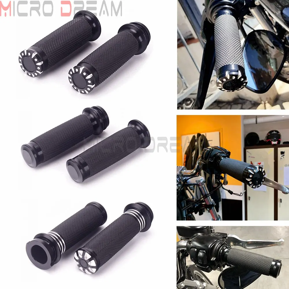 Black CNC Handle 1" 25mm Electronic Throttle Handlebar Hand Grips Handle Control Grip for Harley Sportster Touring Dyna Softail
Black CNC Handle 1" 25mm Electronic Throttle Handlebar Hand Grips Handle Control Grip for Harley Sportster Touring Dyna Softail