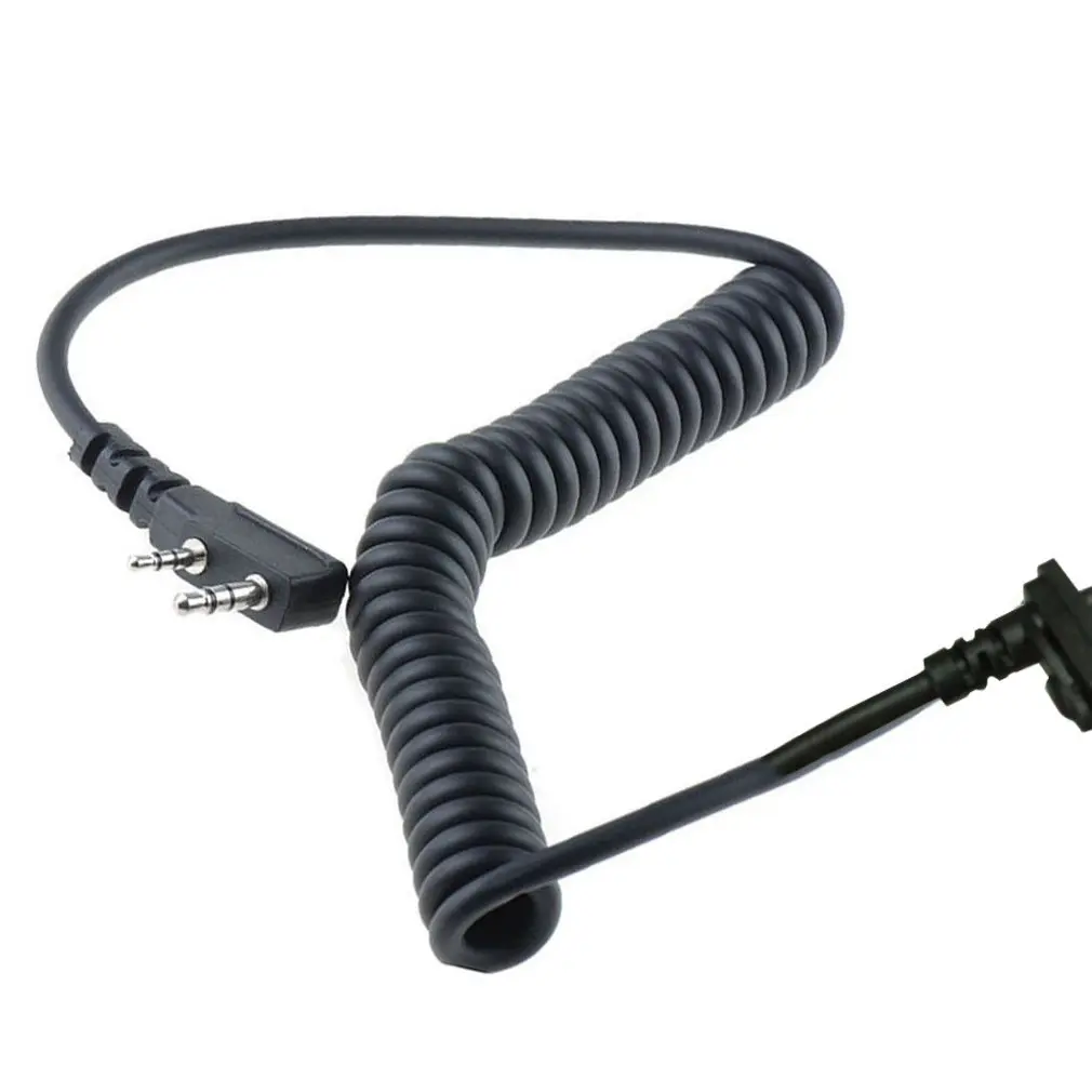 DIY K Head 2 pin 4 Wire Mic Microphone Speaker Cable Spring Line for Baofeng UV5R UV-5R For Kenwood TK370 Walkie Talkie
DIY K Head 2 pin 4 Wire Mic Microphone Speaker Cable Spring Line for Baofeng UV5R UV-5R For Kenwood TK370 Walkie Talkie