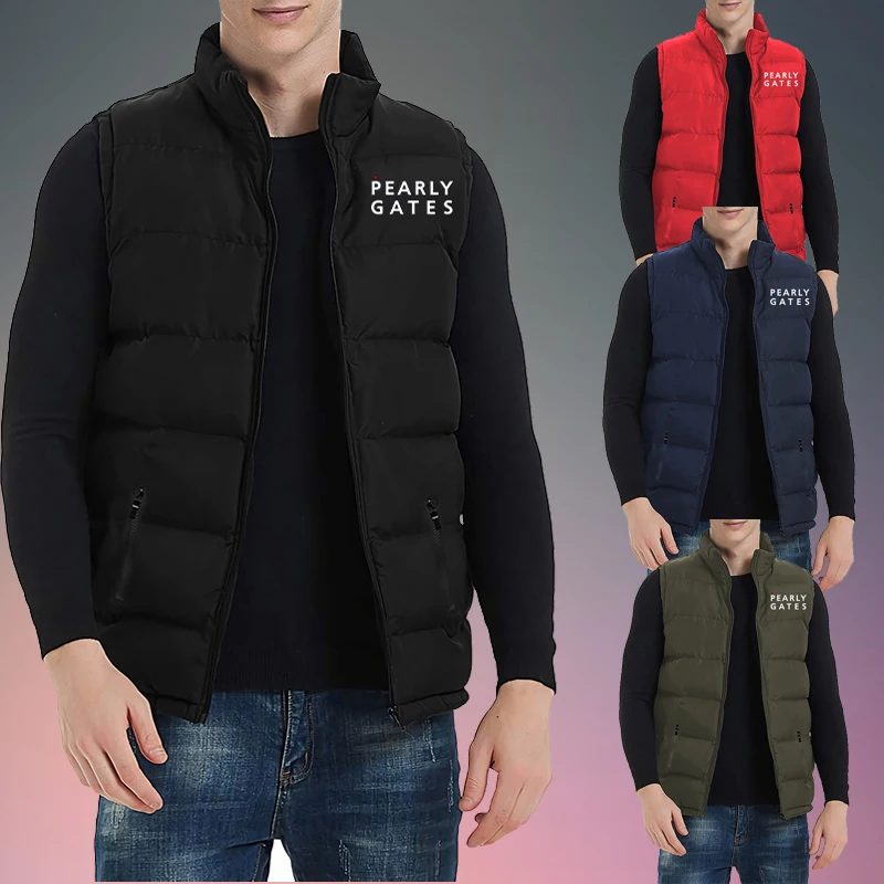 2021 Men's Pearly Gates Letters Print Autumn and Winter Sleeveless Jacket Man Design Warm and Windproof Lightweight Down Vest
2021 Men's Pearly Gates Letters Print Autumn and Winter Sleeveless Jacket Man Design Warm and Windproof Lightweight Down Vest
