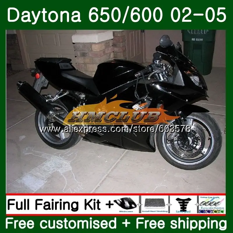 Body For Triumph Daytona 650 600 2002 2003 2004 2005 Daytona600 46CL.30 Daytona650 Daytona 600 02 03 04 05 Fairing Glossy black
Body For Triumph Daytona 650 600 2002 2003 2004 2005 Daytona600 46CL.30 Daytona650 Daytona 600 02 03 04 05 Fairing Glossy black