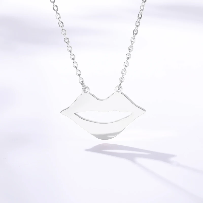 Sexy Flaming Lips Necklace For Women Jewelry Nightclub Stainless Steel Gold Chian Choker Fantasy Collares 2021 Boho Jewelry Gift 
Sexy Flaming Lips Necklace For Women Jewelry Nightclub Stainless Steel Gold Chian Choker Fantasy Collares 2021 Boho Jewelry Gift