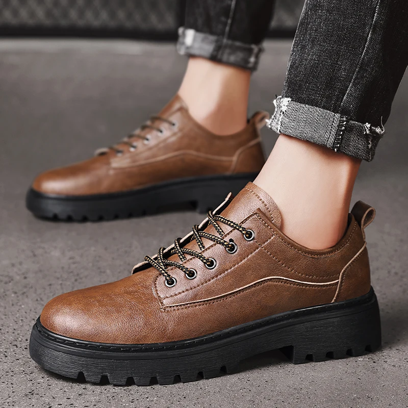 Fashion Men Casual Shoes New Autumn men Flats Cow Split Male Oxfords Men Leather Shoes Zapatillas Hombre Leather Casual Shoes
Fashion Men Casual Shoes New Autumn men Flats Cow Split Male Oxfords Men Leather Shoes Zapatillas Hombre Leather Casual Shoes