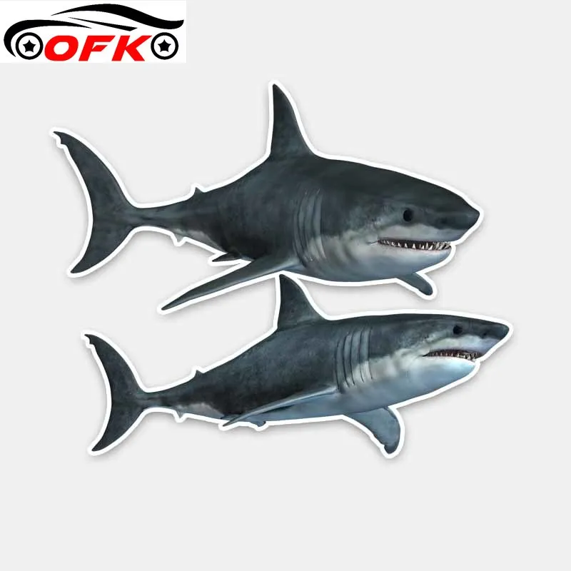 Wonderful Two Great Sharks PVC Car Window Sticker Decal Graphical 15CM*12.1CM
Wonderful Two Great Sharks PVC Car Window Sticker Decal Graphical 15CM*12.1CM