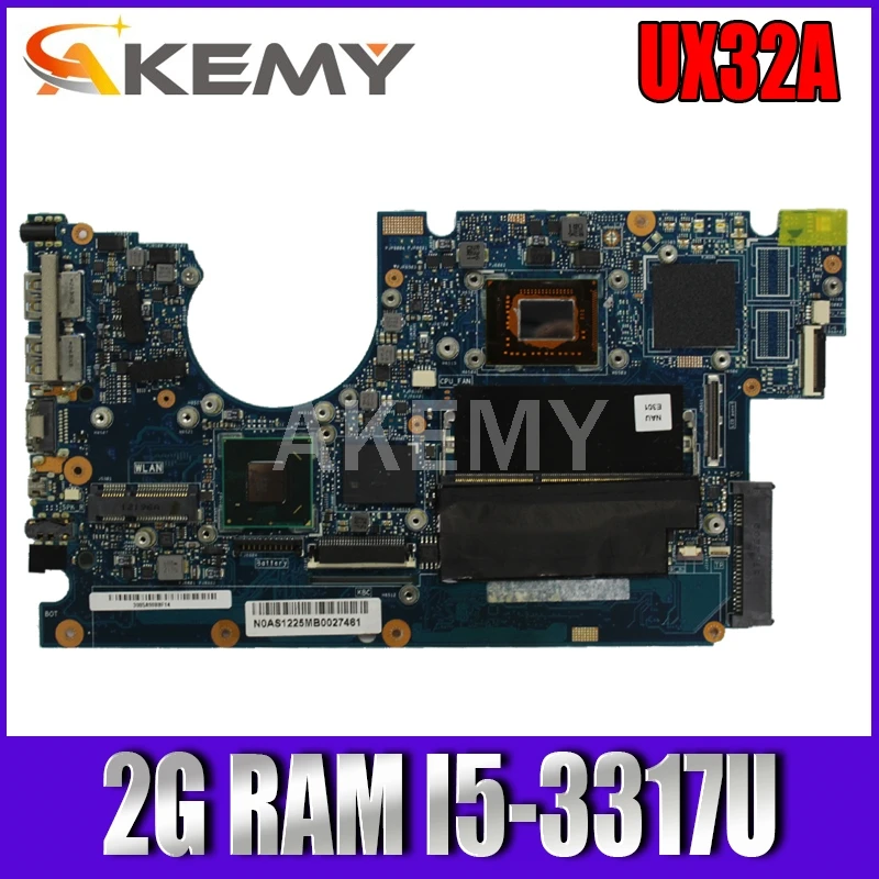 SAMXINNO For ASUS UX32A Laotop Mainboard UX32VD UX32V UX32A 90R-NYOMB1500Y Motherboard with 2G RAM I5-3317U
SAMXINNO For ASUS UX32A Laotop Mainboard UX32VD UX32V UX32A 90R-NYOMB1500Y Motherboard with 2G RAM I5-3317U