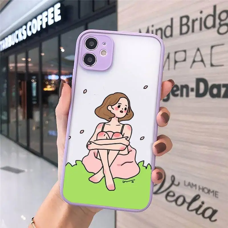Aesthetic cartoon girl Phone Case matte transparent For iphone 7 8 11 12 plus mini x xs xr pro max cover
Aesthetic cartoon girl Phone Case matte transparent For iphone 7 8 11 12 plus mini x xs xr pro max cover