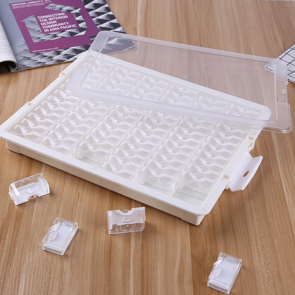 78 Grid Portable Diamond Painting Storage Containers Storage Box Nail Art Case Diamond Accessories Tools For Manicure Decor
78 Grid Portable Diamond Painting Storage Containers Storage Box Nail Art Case Diamond Accessories Tools For Manicure Decor