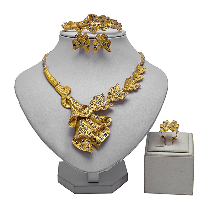 ZuoDi Nigerian Wedding woman accessories jewelry set Wholesale Fashion Dubai Gold Color Jewelry Set statement Bridal jewelry set
ZuoDi Nigerian Wedding woman accessories jewelry set Wholesale Fashion Dubai Gold Color Jewelry Set statement Bridal jewelry set