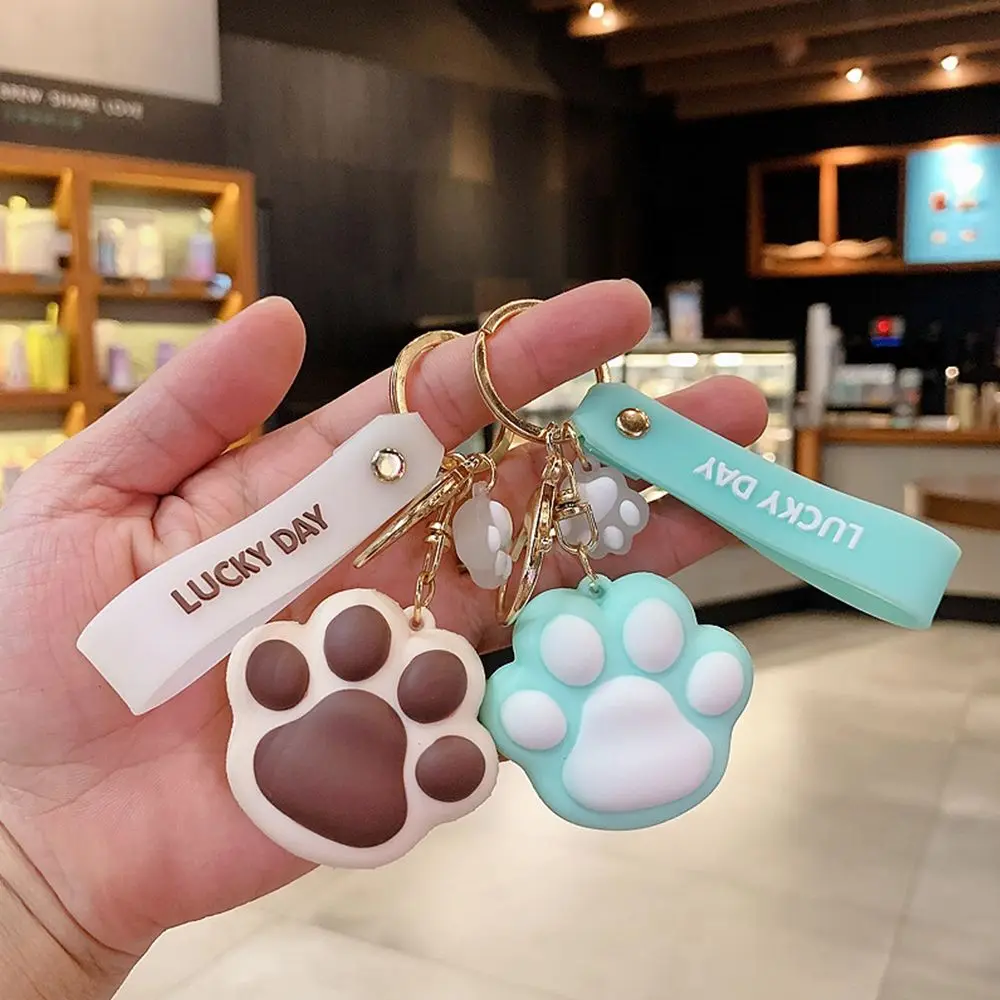 Schoolbag Pendant Children Personality Cute Cat Paw Key Buckle Cartoon Animal Korean Style Key Rings Women Key Chain
Schoolbag Pendant Children Personality Cute Cat Paw Key Buckle Cartoon Animal Korean Style Key Rings Women Key Chain