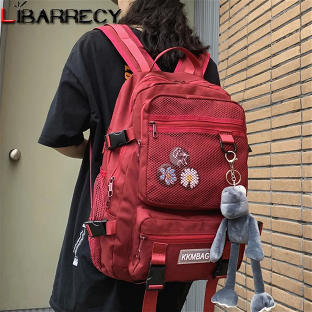 Новый вместительный школьный рюкзак для подростков, высококачественный Женский рюкзак из ткани Оксфорд, модная женская школьная сумка для ... 
Новый вместительный школьный рюкзак для подростков, высококачественный Женский рюкзак из ткани Оксфорд, модная женская школьная сумка для ...