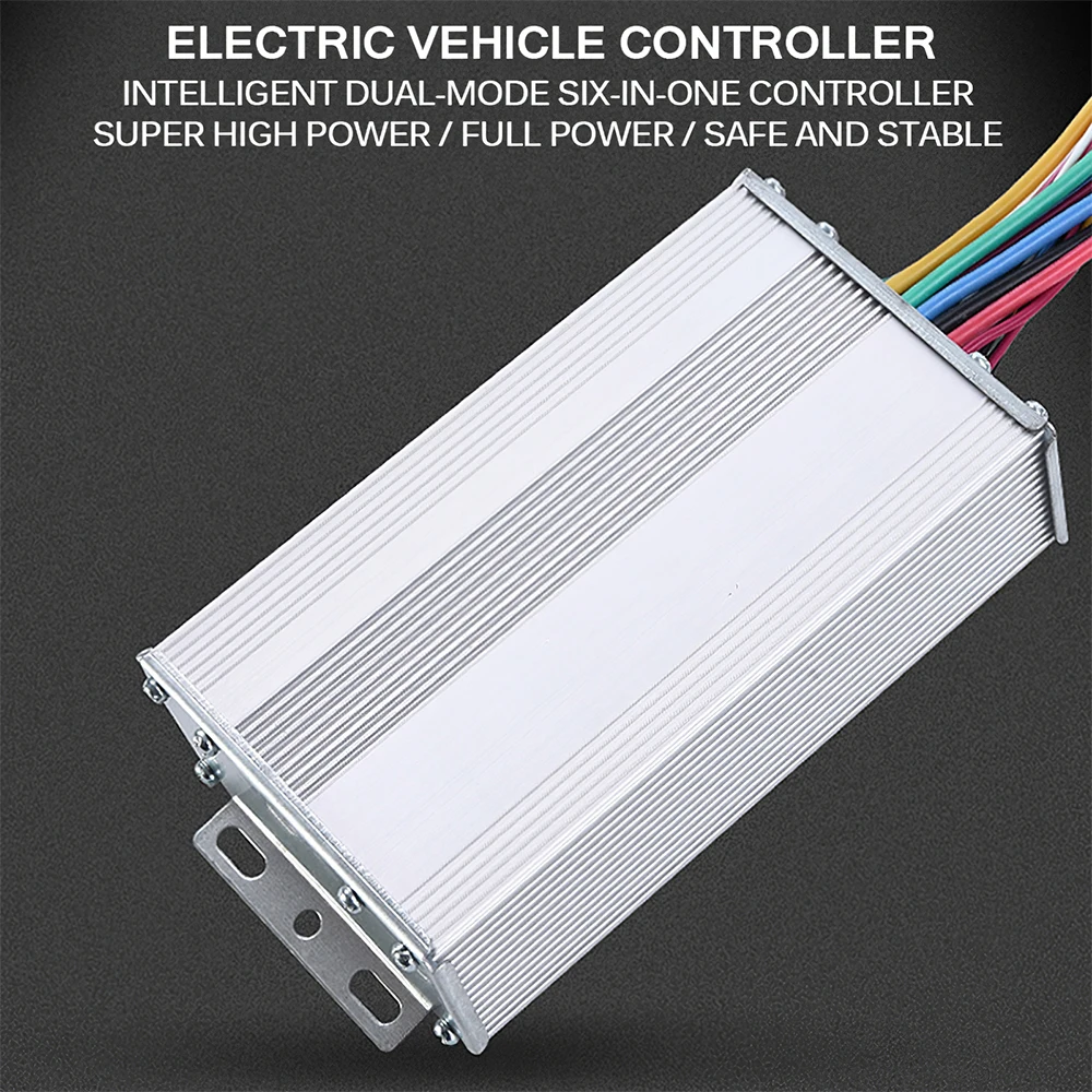Алюминиевый контроллер скорости 48V500W12, двухрежимный контроллер для электромобиля
Алюминиевый контроллер скорости 48V500W12, двухрежимный контроллер для электромобиля