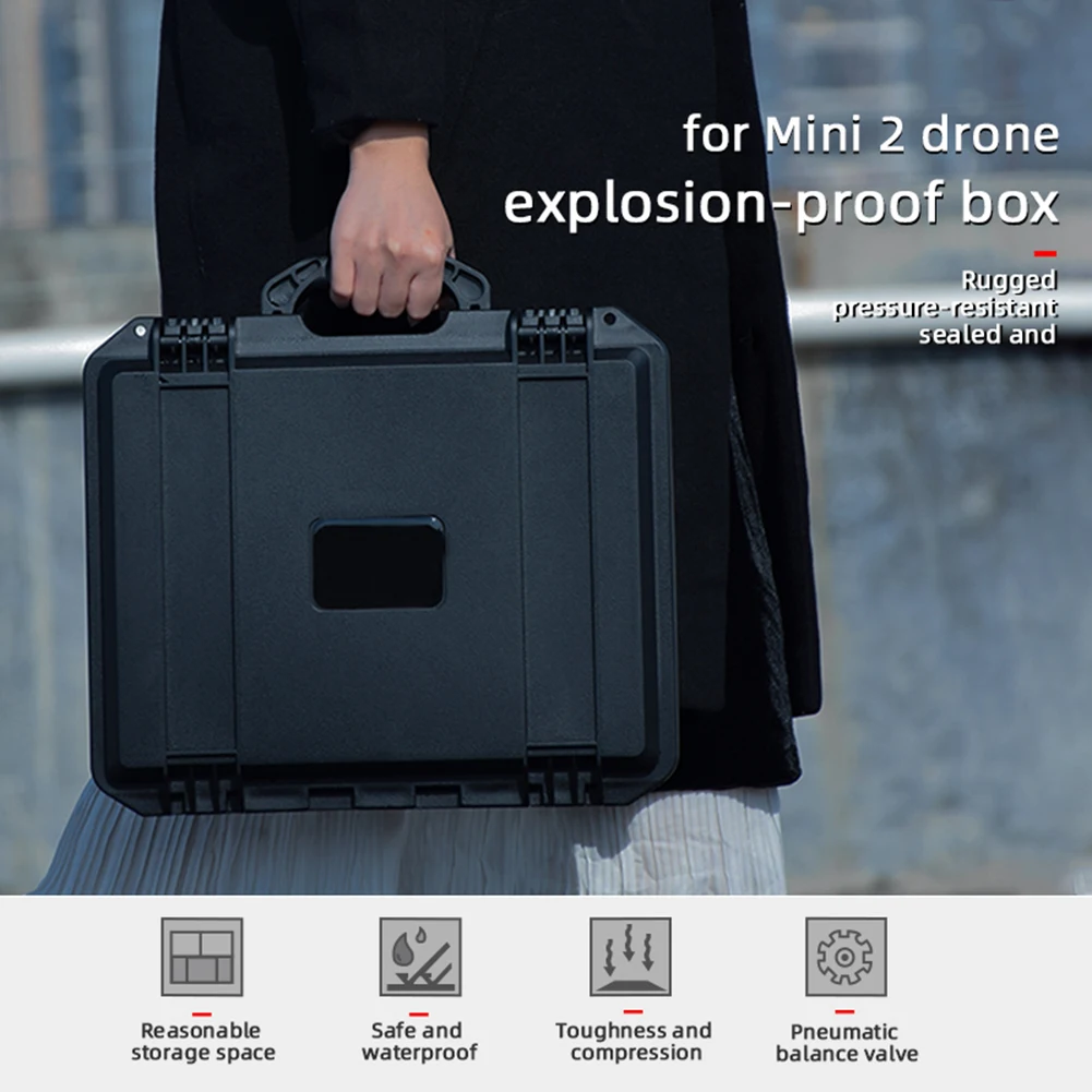 Travel Portable Protective Carrying Case Explosion-Proof Handheld Carrying Case Protective Guard for DJI MAVIC MINI 2
Travel Portable Protective Carrying Case Explosion-Proof Handheld Carrying Case Protective Guard for DJI MAVIC MINI 2