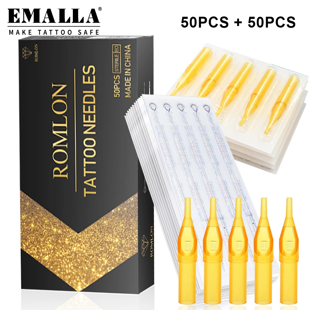 Иглы для татуировки EMALLA и насадки для татуировки 3/5/7/9RL 5/7/9RS 5/7/9M1 Иглы в ассортименте Желтые стерилизованные насадки для татуировки
Иглы для татуировки EMALLA и насадки для татуировки 3/5/7/9RL 5/7/9RS 5/7/9M1 Иглы в ассортименте Желтые стерилизованные насадки для татуировки