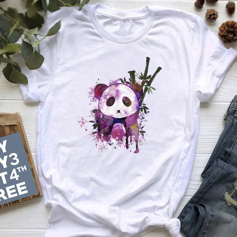 Panda Deer Kangaroo Print Harajuku Female T Shirt Casual Round-Neck Tops Women Summer Tees Clothing T-shirt 2020 Women T-shirts
Panda Deer Kangaroo Print Harajuku Female T Shirt Casual Round-Neck Tops Women Summer Tees Clothing T-shirt 2020 Women T-shirts