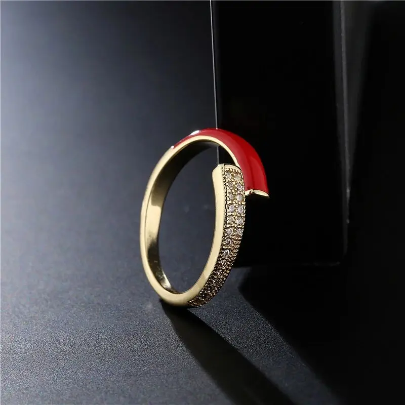 Low MOQ Fashion Crystal Rings Adjustable Gold Plated Colorful Round Vintage Design For Women Girl Men Jewelry New Style 2021
Low MOQ Fashion Crystal Rings Adjustable Gold Plated Colorful Round Vintage Design For Women Girl Men Jewelry New Style 2021