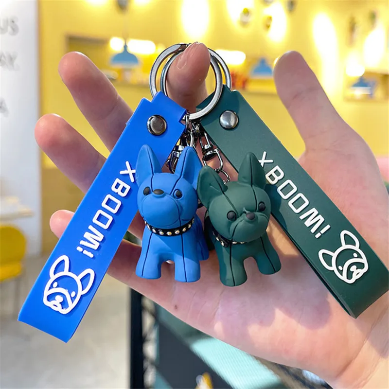 Fashion Punk French Bulldog Keychain PU Leather Dog Keychains for Women Bag Pendant Jewelry Trinket Men's Car Key Ring Key Chain
Fashion Punk French Bulldog Keychain PU Leather Dog Keychains for Women Bag Pendant Jewelry Trinket Men's Car Key Ring Key Chain