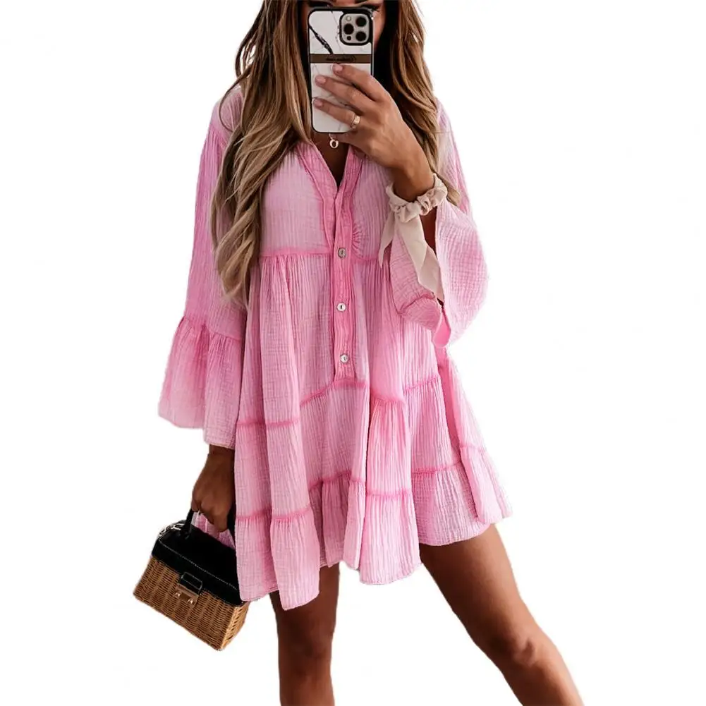 Женское платье с V-образным вырезом, длинным рукавом, оборками, V-образным вырезом, сексуальное свободное, 4 цвета, женское платье с оборками п...
Женское платье с V-образным вырезом, длинным рукавом, оборками, V-образным вырезом, сексуальное свободное, 4 цвета, женское платье с оборками п...