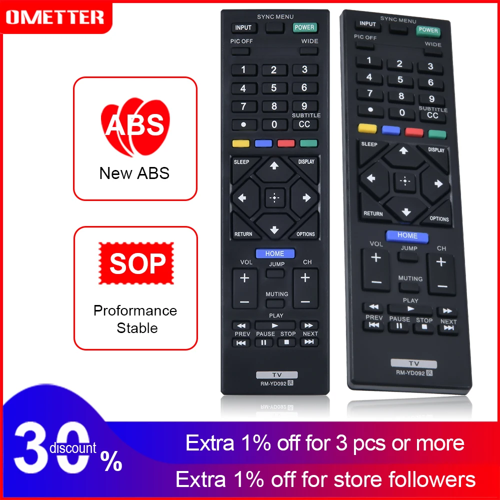RM-YD092 Replacement Remote Control For SONY KDL40R450A RMYD092 KDL40R470B KDL46R453 KDL46R453A KDL48R470B KDL50R450 KDL50R450A
RM-YD092 Replacement Remote Control For SONY KDL40R450A RMYD092 KDL40R470B KDL46R453 KDL46R453A KDL48R470B KDL50R450 KDL50R450A