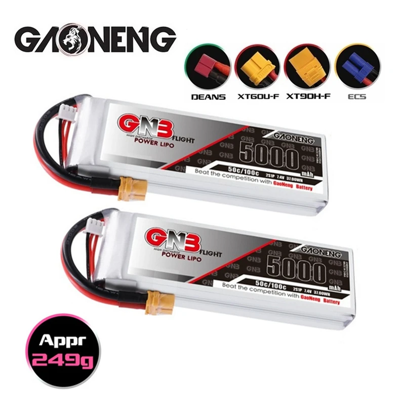 2 шт./компл. GNB 2S 5000mAh 7,4 V Lipo батарея HV 50/100C с штепсельной вилкой XT60 XT90 T для FPV дрона RC вертолета автомобиля лодки части
2 шт./компл. GNB 2S 5000mAh 7,4 V Lipo батарея HV 50/100C с штепсельной вилкой XT60 XT90 T для FPV дрона RC вертолета автомобиля лодки части