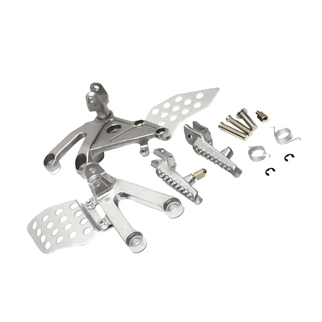 Motorcycle Aluminum Alloy Front Foot Pegs Foot Rest Body Parts for Honda CBR600RR 2003-2006
Motorcycle Aluminum Alloy Front Foot Pegs Foot Rest Body Parts for Honda CBR600RR 2003-2006
