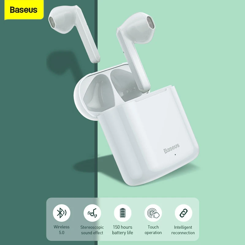 Baseus TWS Wireless Earphone Intelligent Touch Control Wireless TWS Earphones With Stereo bass sound Smart Connect
Baseus TWS Wireless Earphone Intelligent Touch Control Wireless TWS Earphones With Stereo bass sound Smart Connect