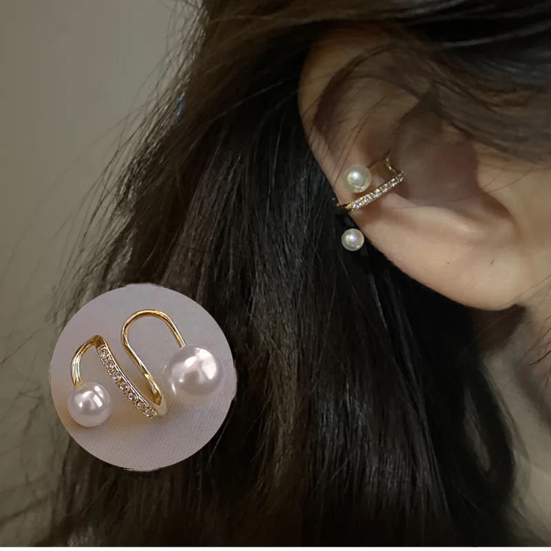 1PC Fashion Gold Metal Ear Pearl Cuff Ear Clip for Women No Pierced Geometric Earcuff Ear Wrap Earcuff Clips Jewelry
1PC Fashion Gold Metal Ear Pearl Cuff Ear Clip for Women No Pierced Geometric Earcuff Ear Wrap Earcuff Clips Jewelry