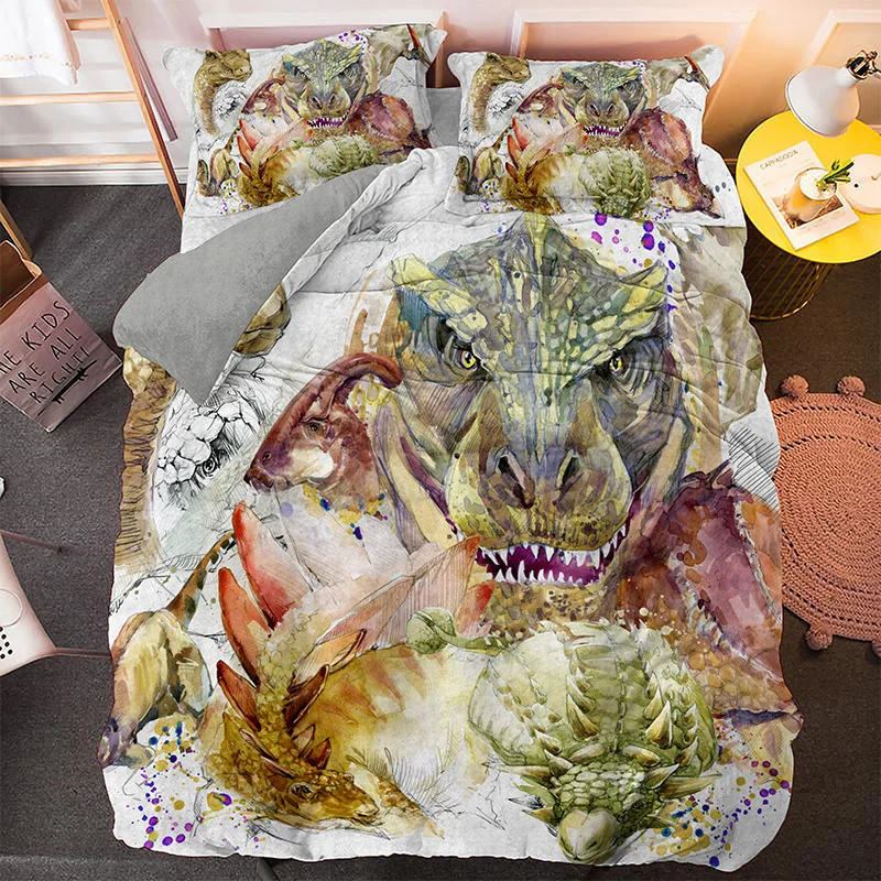 Hot Sell Luxury Bedding Set 3d Twin Full Duvet Cover Pillow Case Animal Dinosaurs Bed Sets King Size Home Textile
Hot Sell Luxury Bedding Set 3d Twin Full Duvet Cover Pillow Case Animal Dinosaurs Bed Sets King Size Home Textile