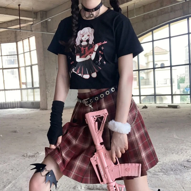 women's t-shirt Japanese sweet cool style short-sleeved t-shirt women's summer loose loose short navel hot girl top Oversized
women's t-shirt Japanese sweet cool style short-sleeved t-shirt women's summer loose loose short navel hot girl top Oversized